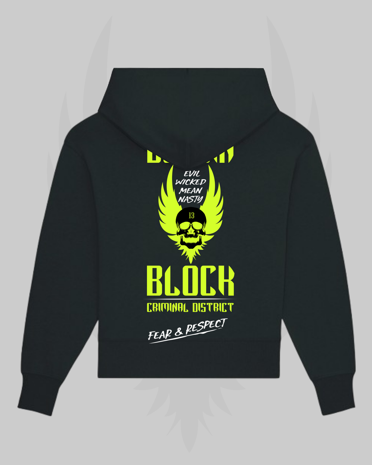 Unisex Hoodie 'Berlin Block 13 - Fear&Respect'