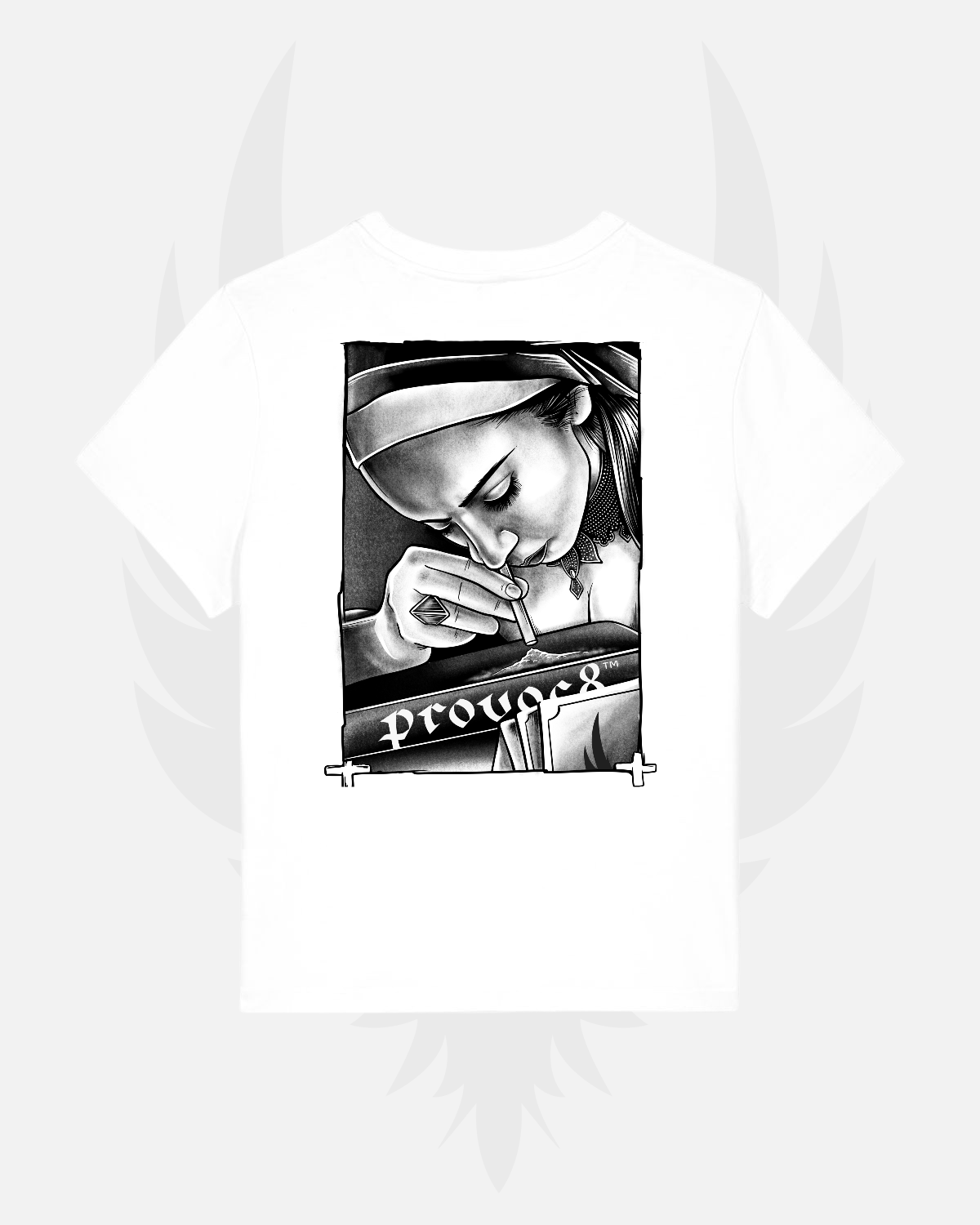 Damen T-Shirt 'Holy Sin'