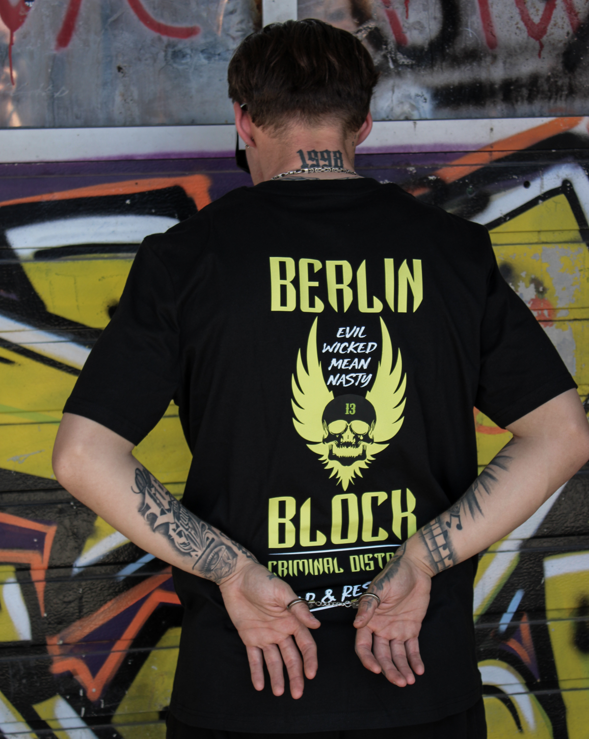 Unisex T-Shirt 'BerlinBlock13 - Fear&Respect'