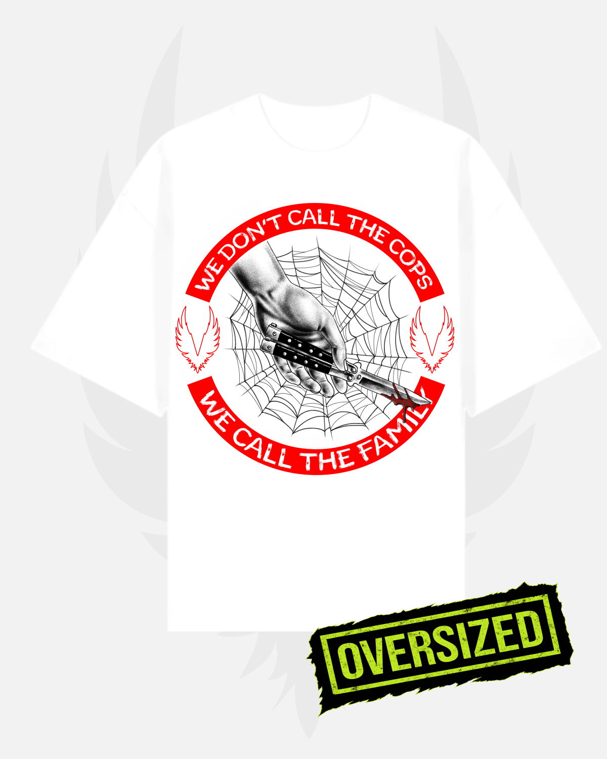 Unisex OVERSIZED Shirt 'No Cops'
