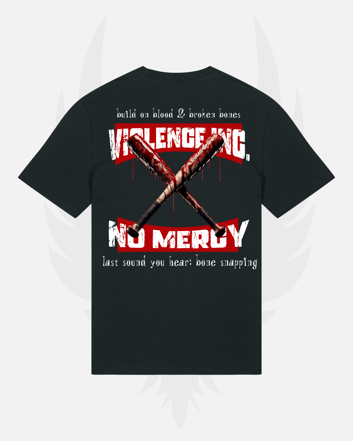 Unisex T-Shirt 'VIOLENCE INC. – BLOOD BAT EDITION'