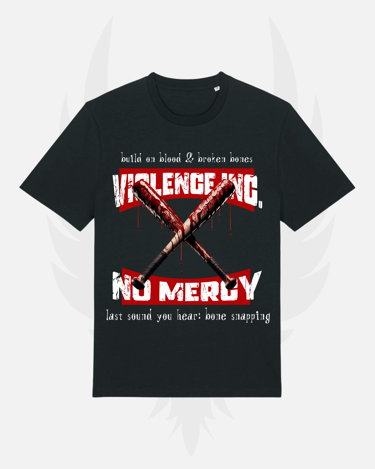 Unisex T-Shirt 'VIOLENCE INC. – BLOOD BAT EDITION'