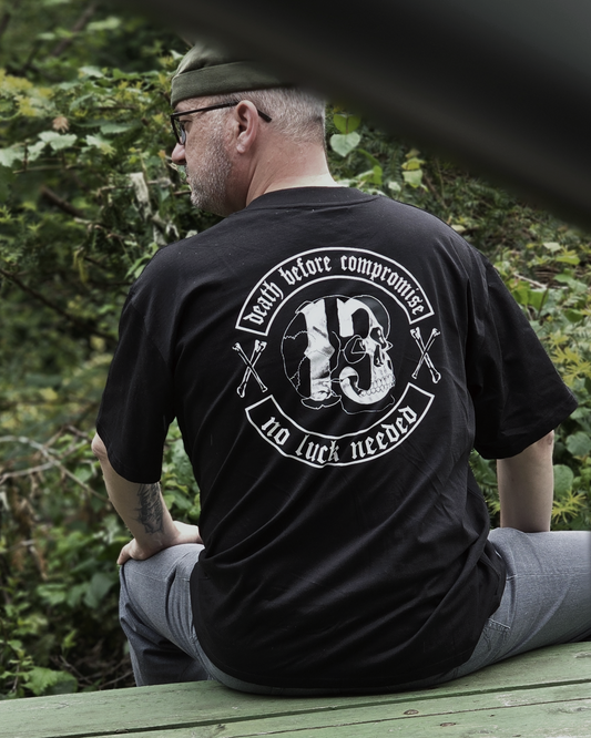 Herren / Unisex oversized Shirt '13 No Luck Needed'