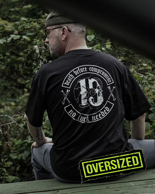 Unisex OVERSIZED Shirt '13 No Luck Needed'