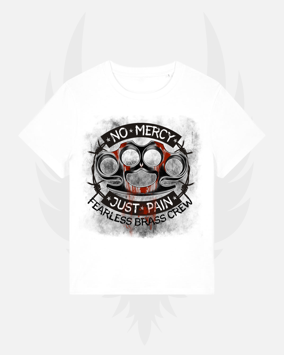 Damen T-Shirt 'No Mercy'
