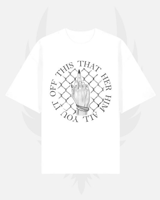 Herren / Unisex oversized Shirt 'Fuck Authority'