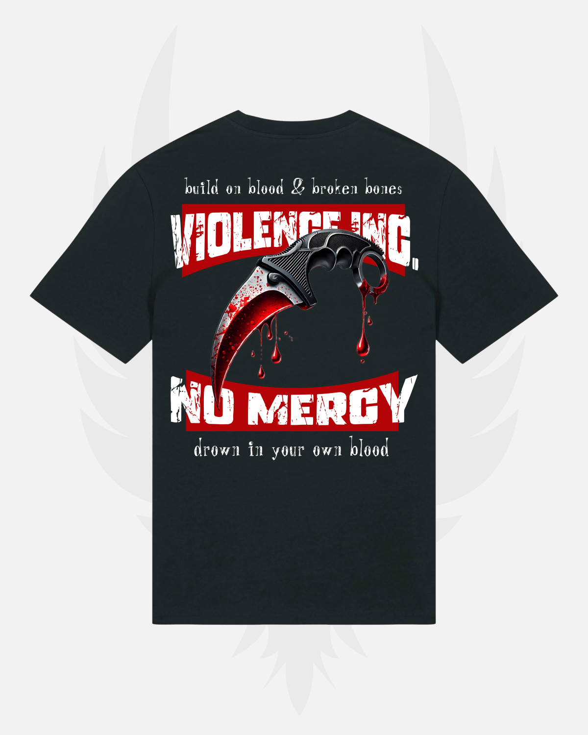 Herren / Unisex T-Shirt 'VIOLENCE INC. – RIPPER BLADE EDITION'